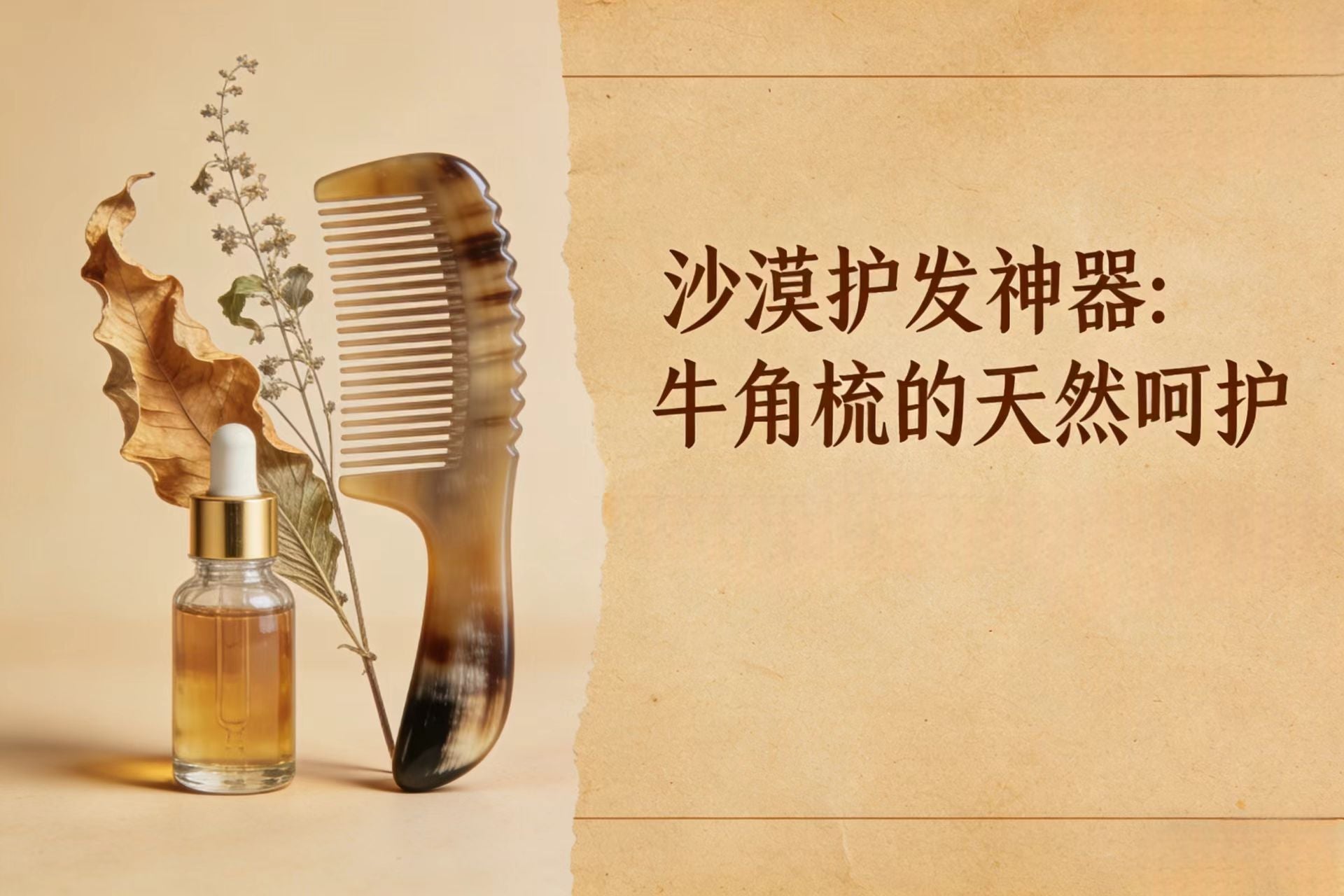 Desert Dwellers’ Holy Grail Hair Care! Why Is the Ox Horn Comb a "Natural Savior"?